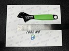 Snap-on Tools Usa New Green 8  Flank Drive Plus Adjustable Wrench Fadh8c