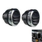 2pcs Round Louvered A c Air Outlet Vent Dashboard Air Vent For Rv Bus Boat Yacht