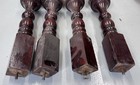 Vintage Solid Wood Turned Table Legs  set Of 4  28 In Long