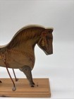 Antique Wooden Horse Pull Toy W Movable Legs New Stand  7x2x7   