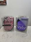 Tangle Teezer Compact Styler Brush Detangle Pink Leopard  Purple