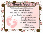 20 Polkadot Baby Feet Baby Shower Thank You Cards