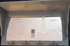 Estate Modern   Vintage Inspired Wall Shelf With Etched Mirror Design And Hooks