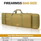 Soft Rifle Case  Double Rifle Backpack Tactical Long Gun Bag For Outdoor Hunt   