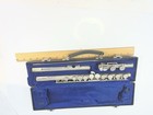 Antique F  E  Olds And Son Ambassador Silver Plate Flute Serial 274145 W  Casefl
