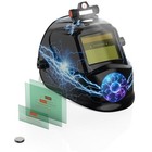True Color Auto Darkening Welding Helmet  Battery Powered  For Tig  Mig  Arc