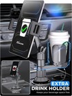 Car Cup Holder Tablet Mount Universal Auto Cell Phone Stand Drink Expand Usa