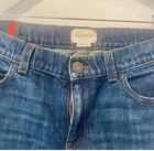 Gucci Girls Blue Jeans Size 12 Button Zip