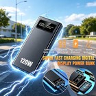 120w 50000mah Fast Usb Power Bank Backup External Battery Charger For Cell Phone