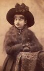 Charming Portrait Of A Young Girl   Huntington  Long Island  N y    Cabinet Card