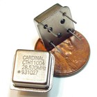  8  28 570 Mhz Miniature  half-can  5 Vdc  10m Qrp Oscillators    Usa Seller   