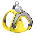   3 Pcs Cat Dog Harness Vest Chest Rope Set Reflective Breathable Adjustable Pet