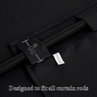 Bedroom Blackout Curtains - Small Window Treatment Set Energy Saving Thermal    