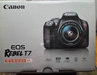 Canon Eos Rebel T7 24 1 Mp Digital Slr Camera - Black  kit With 18-55 Lens   Nib