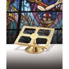Brass Missal Stand Religion   Spirituality Collectible - Gold