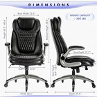 Executive Office Chair-ergonomic Computer Desk Chair  High Back Set Of 1 Black