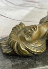 Signed Nude Hot Cast Lady Bronze Sculpture Statue Figure Figurine Artwork Sale
