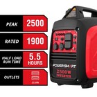 2500 Watt Portable Inverter Generator  79 8cc Gas Powered Engine With 5 5h Lo   