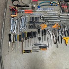 Mixed Lot Of Hand Tools Carpenter Plumbing Mechanic Screwdrivers Wrenches Pliers