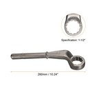 Offset Box End Tubular Handle Wrench 1-1 2  Offset Torx Wrench  Silver Gray