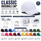 Plain Solid Polo Style Baseball Hat Washed Cotton Adjustable Cap Mens Womens