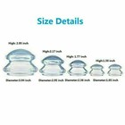 5 Cups Massage Slimming Vacuum Therapy Acupuncture Body Cupping Kit Suction Set