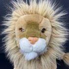 Vintage Chosun Tan Lion Plush White Face 11  Realistic Stuffed Animal Lays Down