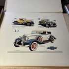 Rare 9 Vintage Americana Automobile Posters By Ken Dalliances