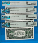 1957 A    1   Silver Certificate  Star Note      Pmg 65 Epq   price For One Bill  