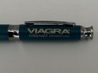   viagra Drug Rep Pen Heavy Metal Night Sky Blue With Hourglass Mid-band  Vgc