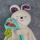 B Cuddly Bunny Rabbit Lovey Plush 14 Inch Baby Security Blanket Easter