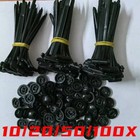 Nylon Universal Cable Tie Buckle Self-locking Nylon Zip Ties Holder New