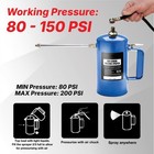 Non Aerosol Pressure Sprayer 32oz Refillable Steel Canister For Oil Solvent Degr