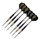 3 Sets  6pcs  Steel Tip Darts Barrel Aluminium Shafts Dart Flights W case 23g Us