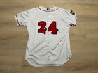  24 Portland Sea Dogs Game Used Worn Home Jersey