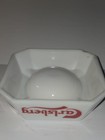 Vintage Carlsberg Beer Advertising Ashtray White Milk Glass Opalex Made France