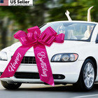 30  Giant Car Bow Big Red Bows For Large Gift Wrapping  Wedding  Rosy