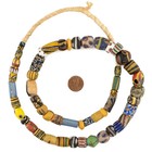 Premium Antique Venetian Mixed Trade Beads  17100 21mm Ghana African Multicolor