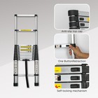 Aluminum Telescoping Ladder 300 Lbs Load Capacity Folding