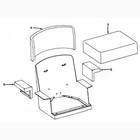 New Seat Fits John Deere 420-430-440-1010-2010 Crawler