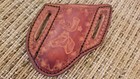 Trapper Folding Hunter Leather Folding Pocket Knife Pancake Custom Sheath Case X