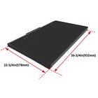 Black Outdoor 36  Griddle Hard Cover Lid Fit For Blackstone Griddle New