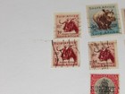 Vintage  union Of South Africa  Postage Stamps 7-piece Lot