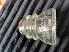 Vintage Hemingray No  40 Clear Glass Telegraph Insulator Made In U s a 