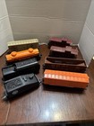 Lot Of 8 Vtg Lionel O Gauge Train Cars - 2 Caboose 2 Coal Box Tank   Hopper Cars