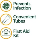 Globe Triple Antibiotic Ointment 1 0 Oz  4 Pack   First Aid Ointment For Minor S