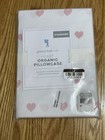Pottery Barn Kids Heart Organic Pillowcase Standard Size Pale Pink