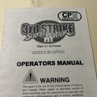 Street Fighter 3 3rd Strike Cps3 Capcom Arcade Video Game Owners Manual