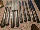Vintage Silverplate Flatware 32 Fork Spoons Knives Antique Silverware Lot 42