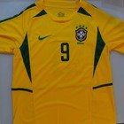 Ronaldo Nazario Autographed Brazil Jersey  9 W coa